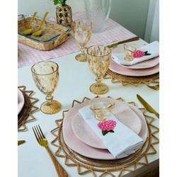 Jogo de Jantar 12 Peças Pink Sand Oxford Rosa