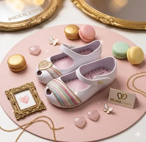 SAPATILHA CONFETI KIDS BRANCO WORLDCOLORS 068034 (MANCHADO)
