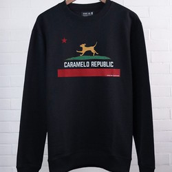 Moletom Caramelo Republic Preto