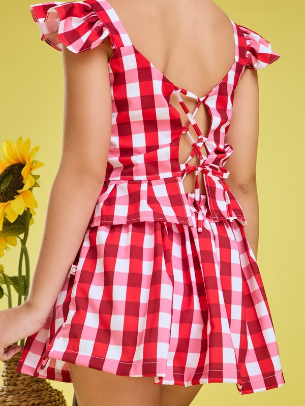 Conjunto Xadrez Clássico - Vermelho C/Branco