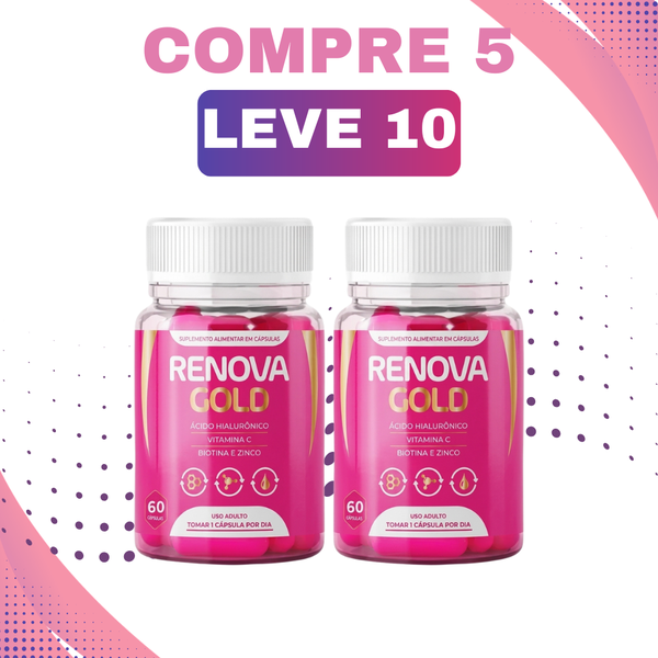Renova Gold 60 Cáps - Promoção Limitada + Frete Grátis