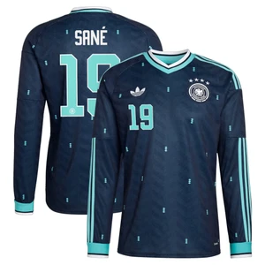 Camisa Seleção Alemanha Away 2026/27 Sané 19 - Manga longa