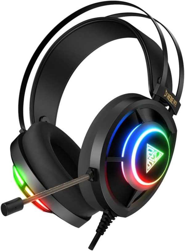 Headset Gamer GAMDIAS HEBE M3 USB RGB Headset Preto - HEBE M3