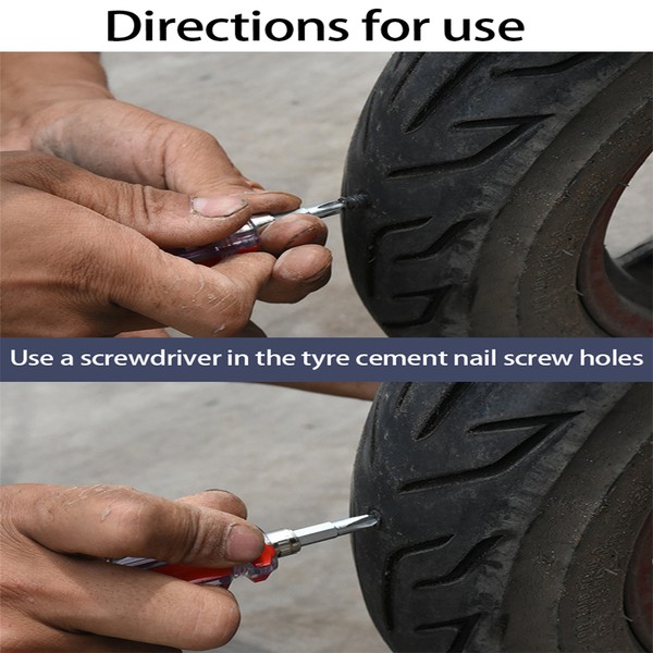 10/30 pçs reparação de pneus de carro conjunto de unhas de borracha universal carro motocicleta reparação de pneus unhas caminhão scooter bicicleta pneu punctura ferramenta de reparo