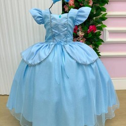 Vestido Fantasia Longo - Cinderela 