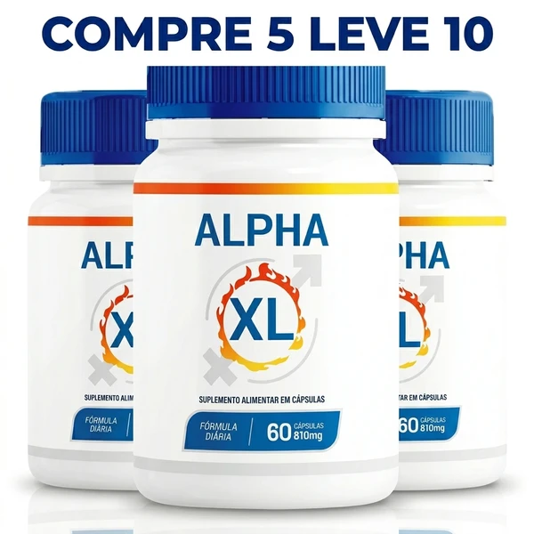 Alpha XL - Suplemento Alimentar - Promoção Exclusiva + Frete Grátis