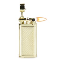 Isqueiro para Cachimbo Spunk Pipes Lines - Dourado
