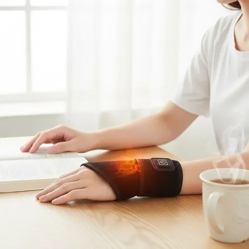 Munhequeira Térmica USB Ajustável com 3 Níveis de Aquecimento