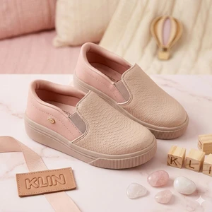 TENIS INFANTIL MOON ROSA KLIN 226017000 