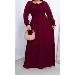 Vestido Longo Feminino Verde Menta Manga Longa Lastex Elegante Moda Evangélica