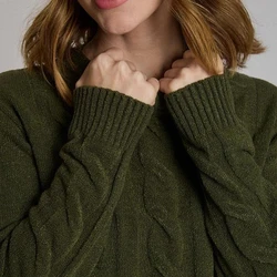 Blusa Trançada Varena De Inverno Velour