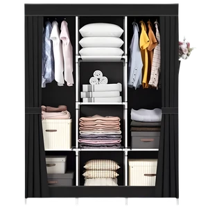 Guarda Roupa Dobrável 2 Portas Armário Para Organizar Roupa