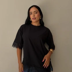 BLUSA ALINE ALGODÃO RENDA