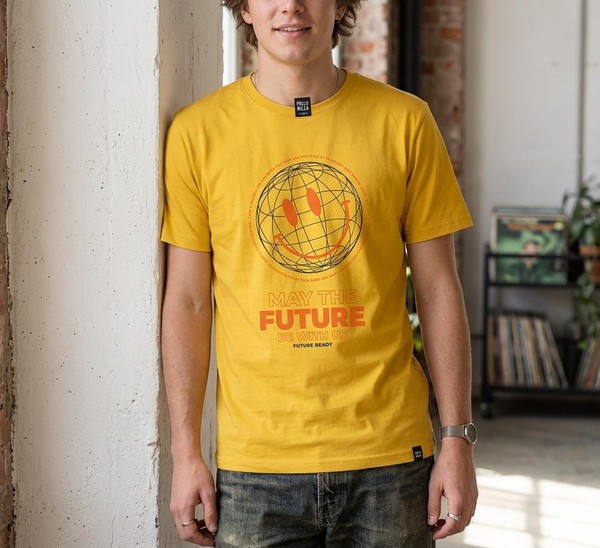 CAMISETA MASCULINA 47959 PULLA BULLA AMARELO