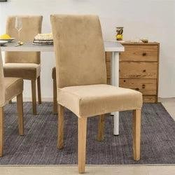 Capa de Cadeira de Jantar Suede Premium - (Semi-impermeável)