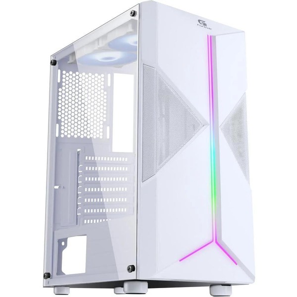 Gabinete Gamer Fortrek HOLT MID Tower RGB Acrilico ATX Branco - HOLTBR