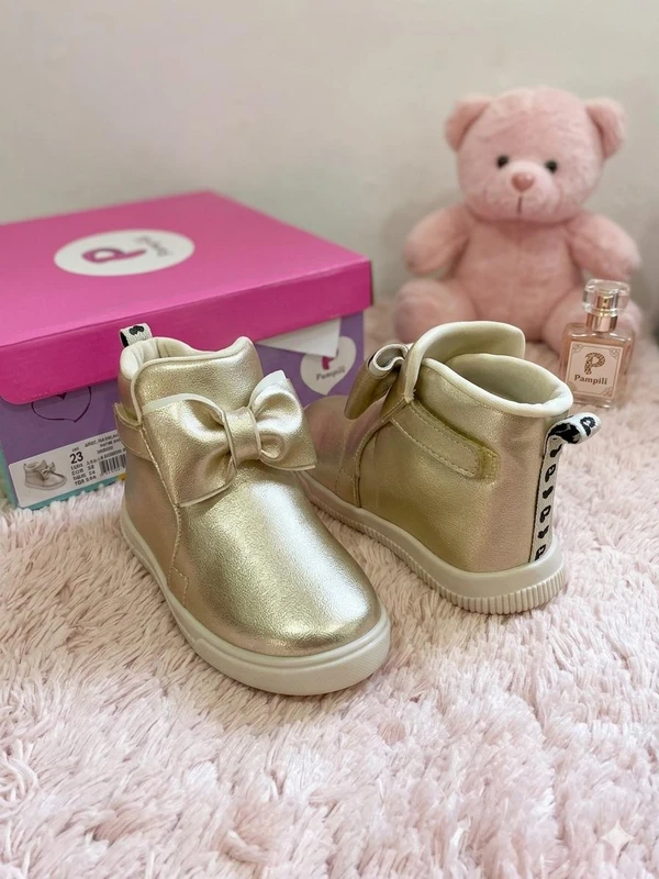 TENIS PAMPILI POM POM DOURADO 108195 