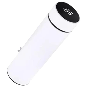 Garrafa Térmica 500ml Com Medidor De Temperatura Digital Led