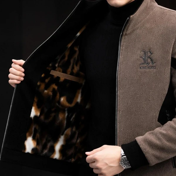 [LEVE 2 PAGUE 1] Jaqueta Masculina Monarch em Lã Premium (Presença de Homem Imponente)