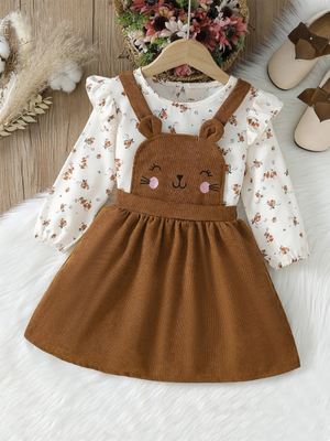 Conjunto Jardineira QTFUN