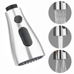 Bico pulverizador para torneira de cozinha, 3 modos, abs, economia de água, pia do banheiro, chuveiro, cabeça de spray para conexão de 1/2