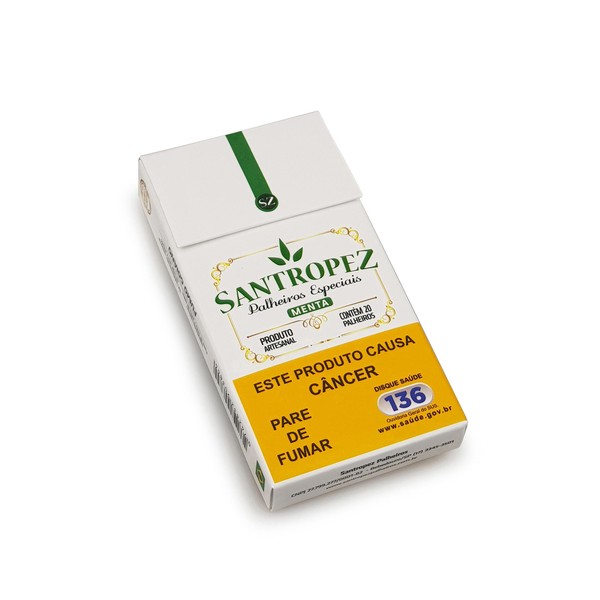 Cigarro de Palha Santropez Menta - Mç (20)