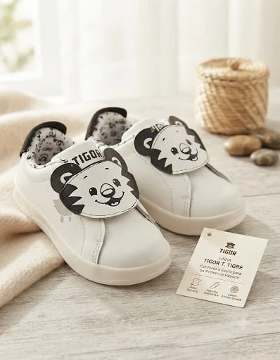 TENIS BY TIGER SNAP LOW TIGOR TIGRE BRANCO 11500023