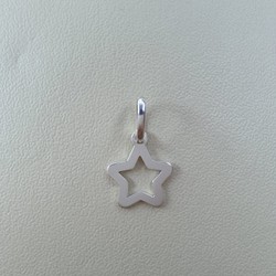 Pingente Infantil Laser Estrela Vazada