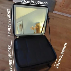 Necessaire Perfeita Para Viagem Com Espelho e Iluminação