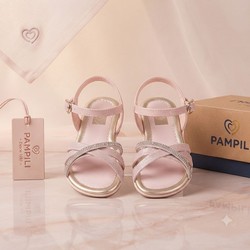 SANDALIA PAMPILI INFANTIL KISS ROSA BALE 60482 