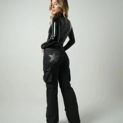 Velour Calça Cargo Star