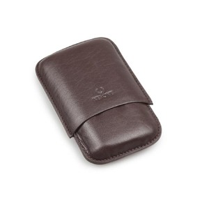 Porta 3 Charutos em Couro Nerone Sublime - Marrom