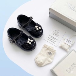 SAPATILHA BABY CRAVINHO PRINCESS PRETO KLIN 125112 
