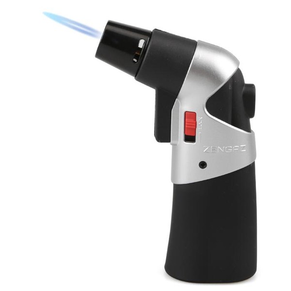 Isqueiro Maçarico Zengaz ZT30 - Preto (1 Chama)
