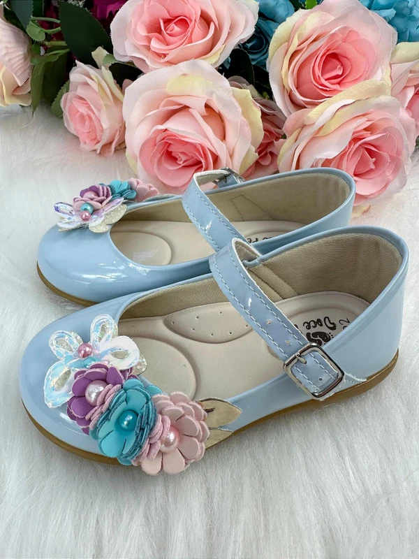 Sapatilha Doce Pé - Jardim Encantado - Azul Bebê