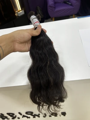Cabelo Indiano Castanho  ondulado 45cm - 100gr