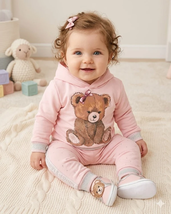 CONJUNTO BEBE CRISTAIS URSO PMINI PITUCHINHUS 21439