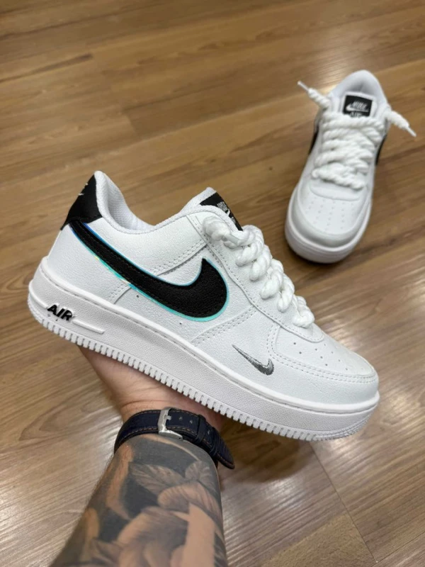 TENIS AIR FORCE 1 BRANCO/PRETO