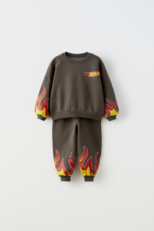 CONJUNTO DE MOLETOM E CALÇA HOT WHEELS