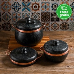 JOGO 3 Peças - Cozinha de Pedra 2.0