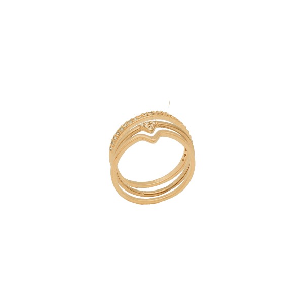 Anéis Trio Dourado