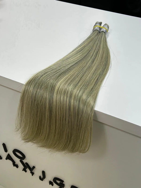 Cabelo Vietnamita Loiro Mesclado 55cm - 100gr