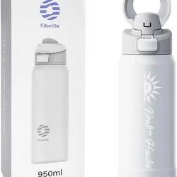 Garrafa Térmica De Aço Inoxidável Com Suporte para Telefone 950ml
