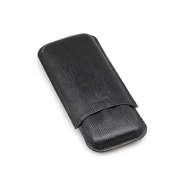 Porta 3 Charutos em Couro Nerone Vittori - Preto