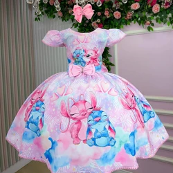 Vestido Temático Elegância - Stitch  