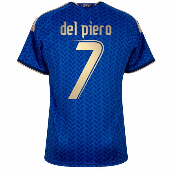 Camisa Seleção Itália Home 2026/27 Del Piero 7 (Personalização Retro)
