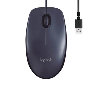 Mouse Logitech Conexao USB Preto - M90