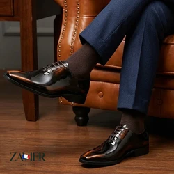 [COMPRE 1 E LEVE 2] – Sapatos Social Oxford Inglês em Couro Envernizado