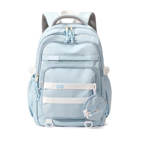 Mochila estudante redução de carga mochila grande capacidade moda 