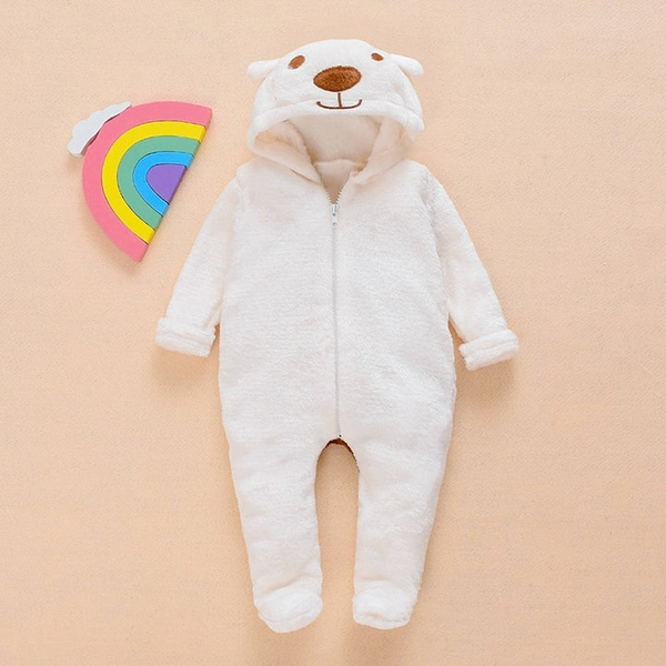Macacao De Inverno Bichinhos Manga Longa - 3 A 18 MESES